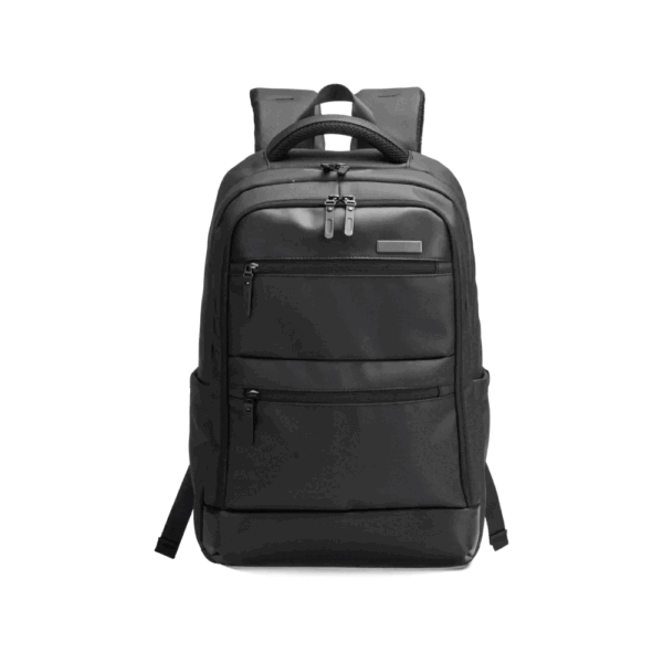 MOCHILA EM PU/POLYESTER – PREMIUM – 24L – PRETA