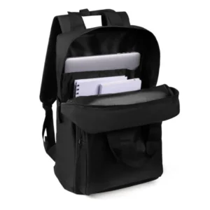 MOCHILA EM RPET - PRETA - 21L