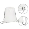 MOCHILA SACOLA EM NYLON 190D – BRANCA – 42X32CM