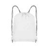 MOCHILA SACOLA EM NYLON 190D – BRANCA – 42X32CM