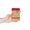 Mini caderno A6 com caneta