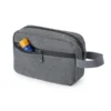 NECESSAIRE EM POLIESTER 300D – MELANGE CINZA