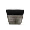 NECESSAIRE EM PVC E MATERIAL SINTÉTICO – PREMIUM – PRETO/XADREZ