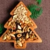 PETISQUEIRA EM FORMATO DE PINHEIRO EM BAMBU – 24X22X2CM