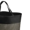 SACOLA EM PVC E MATERIAL SINTÉTICO – PREMIUM – PRETO/XADREZ