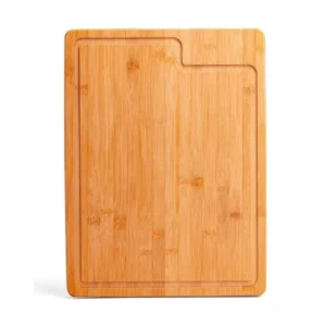 TÁBUA PARA CHURRASCO EM BAMBU PREMIUM - 40X30X2CM