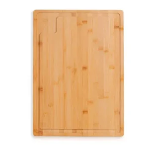 TÁBUA PARA CHURRASCO EM BAMBU PREMIUM - 49X35X3CM