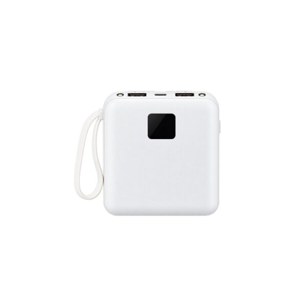 POWER BANK 10.000MAH COM LANTERNA E MULTISSAÍDAS