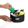 BOLSA DE COSMETICOS EM OXFORD/PVC – PRETO