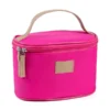 BOLSA DE COSMETICOS EM OXFORD/PVC – ROSA