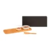 CONJ. PARA PETISCO EM BAMBU / FIBRA DE BAMBU – 3 PÇS