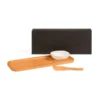 CONJ. PARA PETISCO EM BAMBU / FIBRA DE BAMBU – 3 PÇS