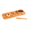 CONJ. PARA PETISCO EM BAMBU / FIBRA DE BAMBU – 3 PÇS