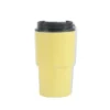 COPO TÉRMICO EM AÇO INOX – AMARELO CLARO – 450 ML