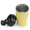 COPO TÉRMICO EM AÇO INOX – AMARELO CLARO – 450 ML