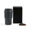 COPO TÉRMICO EM AÇO INOX – PRETO – 450 ML