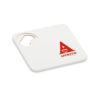 FUNFAYE. Porta copos em ABS com abridor de garrafas