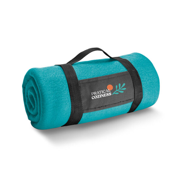 THORPE. Manta em tecido polar (180 g/m²) com alça removível