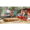 BOTTURA. Kit churrasco em estojo de bambu com 6 peças em aço inox e bambu