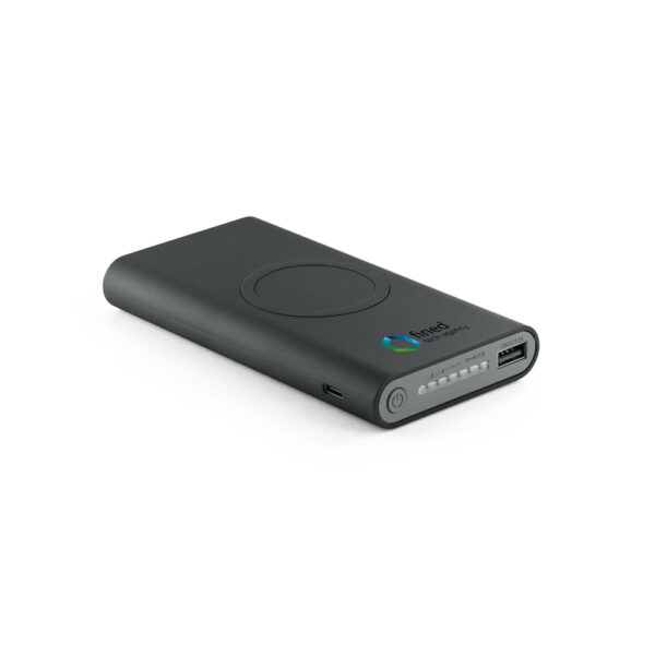 ALDRIN X. Bateria portátil por indução super-rápido em ABS (10 000 mAh)