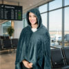 SNUGGY. Manta 3 em 1 em tecido polar (220 g/m²) ideal para viagens