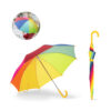 OLIVIA. Guarda-chuva colorido para criança de 19″ em poliéster 190T