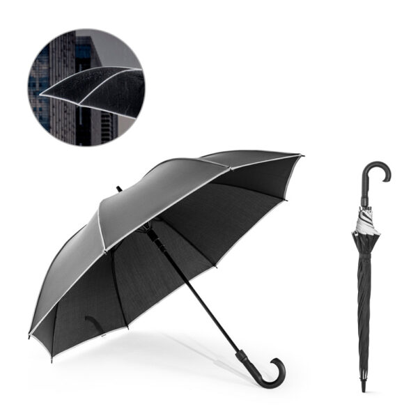FINNLEY. Guarda-chuva de 27″ em poliéster 100% reciclado pongee 190T à prova de vento