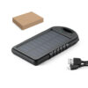 DAY. Bateria portátil solar com painel solar e LED em ABS (2’000 mAh)