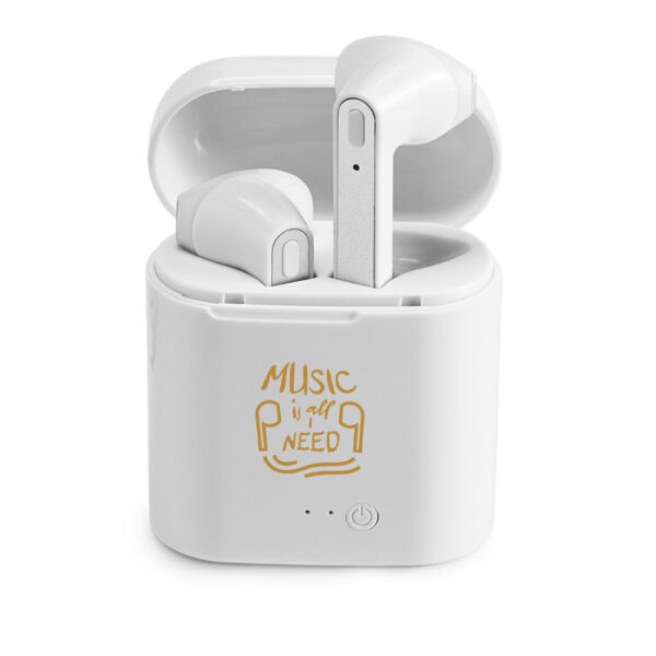 KANDEL. Fones de ouvido wireless com autonomia de 6h em ABS