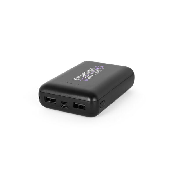 LEAKEY 10. Bateria portáti em ABS 100% reciclado (10’000 mAh)