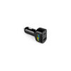 DIRAC. Adaptador de isqueiro com porta USB-A 18W e USB-C 20W em ABS 100% reciclado
