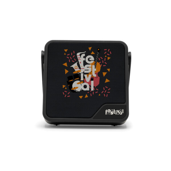 DIPSTER. Coluna portátil com proteção à prova d’água (IPX7) e autonomia de 11h (1’800 mAh), em ABS 100% reciclado