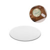 BLAIR ROUND. Mouse Pad com formato redondo e base em borracha