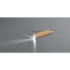 RACHEL. Chaveiro em bambu e ABS com lanterna LED