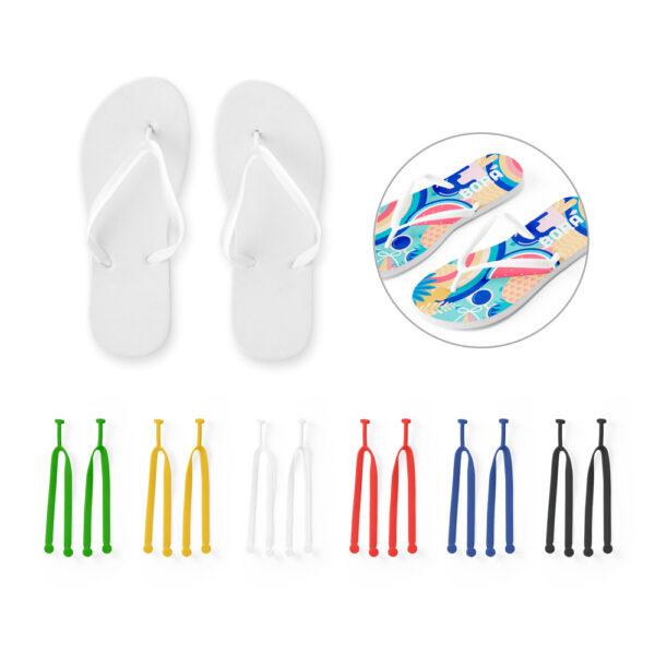 BALI P / M. Chinelos com sola totalmente personalizável em sublimação