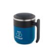 MALDINI. Caneca de viagem com parede interior em aço inox e acabamento mate 400 mL