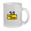 KENNY M. Caneca em vidro com efeito fosco (530 mL)