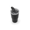 JOYNER M. Copo de viagem térmico e compacto, em aço inox 91% reciclado de parede dupla isolada a vácuo, com acabamento mate (600 mL)