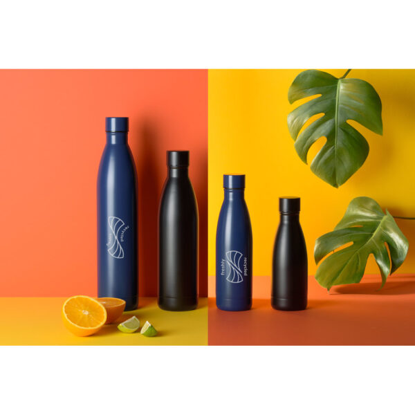 RE-BUFFON M. Garrafa térmica em aço inox 90% reciclado de parede dupla isolada a vácuo, com acabamento em mate (520 mL)
