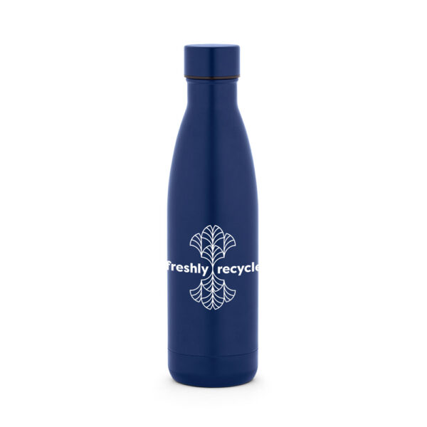 RE-BUFFON L. Garrafa térmica em aço inox 90% reciclado de parede dupla isolada a vácuo, com acabamento mate (810 mL)