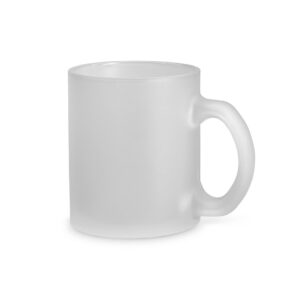 KENNY II. Caneca em vidro com efeito fosco (340 mL)