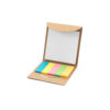 AINSLEY. Conjunto para escritório, em papel 100% reciclado, com 6 blocos adesivados