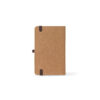 ORWELL POCKET. Caderno de bolso de capa dura em folha de bambu e cortiça com páginas pautadas recicladas