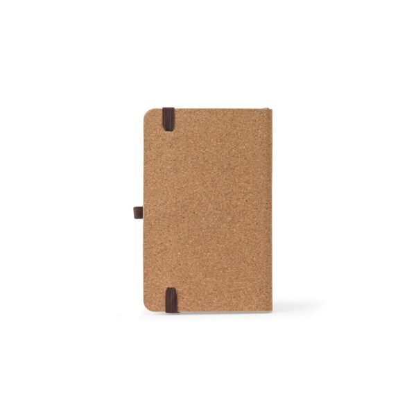 ORWELL POCKET. Caderno de bolso de capa dura em folha de bambu e cortiça com páginas pautadas recicladas