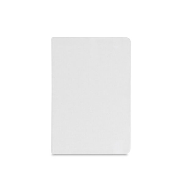 ANNE SUB. Caderno A5 de capa dura em poliéster 100% reciclado 300D ideal para personalização em sublimação