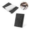 BALDWIN. Caderno A5 com capa em feltro 100% reciclado, com páginas pautadas recicladas