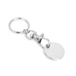 FIDO. Chaveiro em metal com formato de moeda