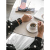 WILES. Relógio inteligente com bracelete em silicone e à prova de salpicos de água (IPX4)