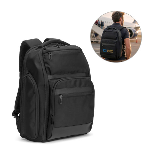 WILMINGTON. Mochila para notebook (17’3″) com compartimento para organizar e transportar roupas em viagens (24L)