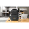 COPENHAGEN. Mochila em twill reciclado resistente à água com dois bolsos frontais de grande dimensão (17’3″)